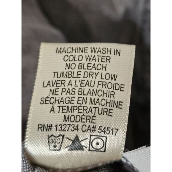 Cloth and Stone Anthropologie Small Chambray Gray Tencel Top Lace Up Back - Picture 5 of 7